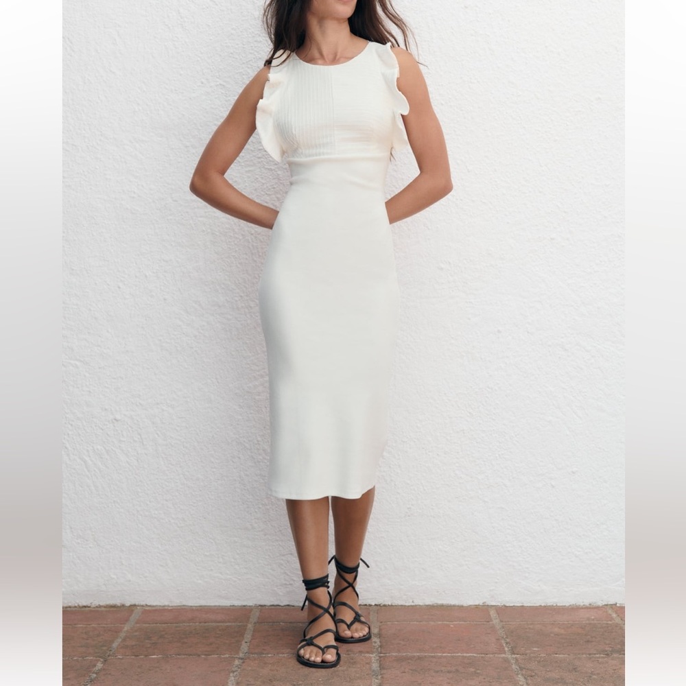 Zara white dress